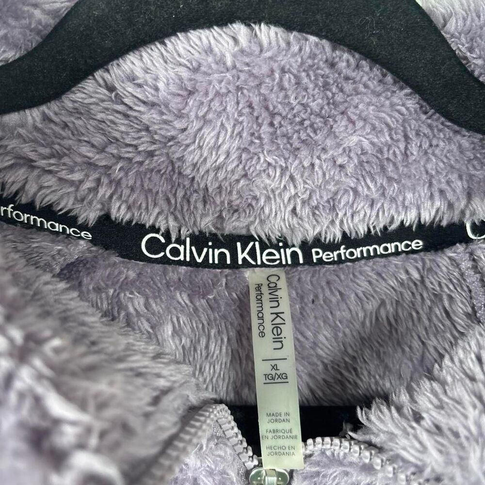 Calvin-klein Women's Purple and Black Sweatshirt